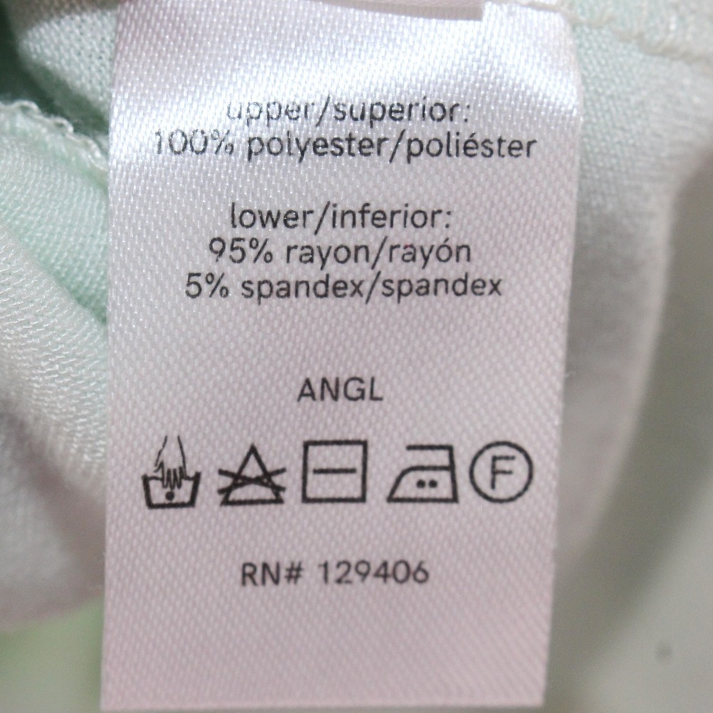 Venus Halter Top High-Low Keyhole Neck Layered Tunic Size L Mint Green - Picture 6 of 8